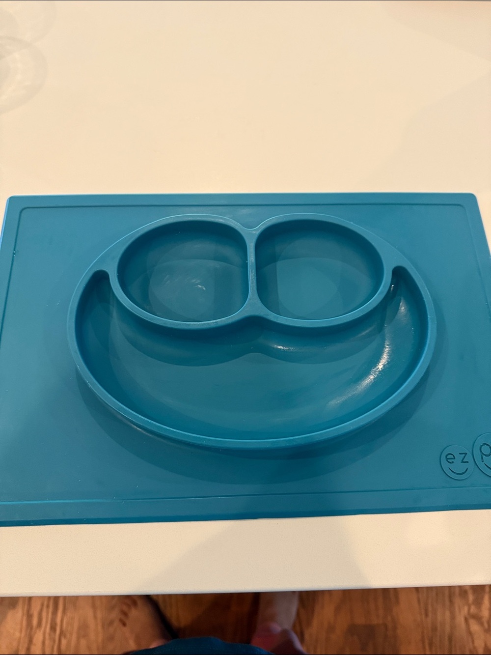 EZPZ Kids Suction Plate - Teal Blue